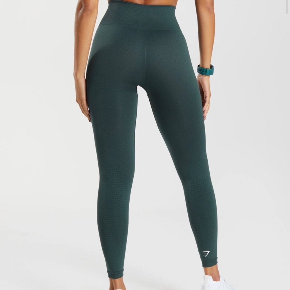 Gymshark Vital Seamless 2.0 Leggings green size small